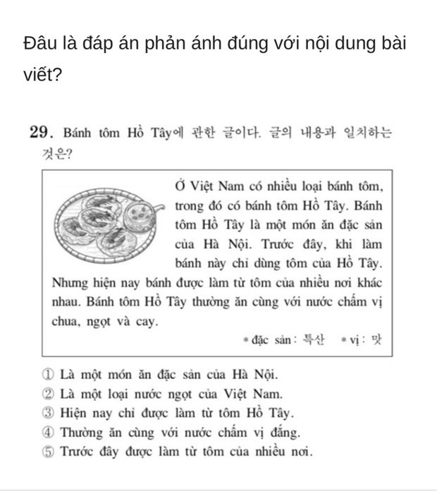 Thử sức với đề thi Tiếng Việt tại kỳ thi Đại học Hàn Quốc 2019: Nhiều câu hóc búa đánh lừa cả người Việt - Ảnh 13.