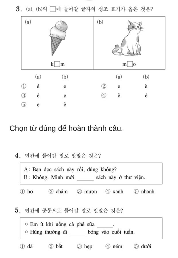 Thử sức với đề thi Tiếng Việt tại kỳ thi Đại học Hàn Quốc 2019: Nhiều câu hóc búa đánh lừa cả người Việt - Ảnh 2.
