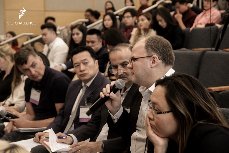 Các nhà đầu tư và chuyên gia Hoa Kỳ đánh giá cao startup Việt Nam tham dự cuộc thi | Ảnh: BTC
