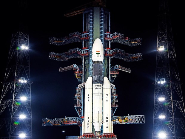 Tàu vũ trụ Chandrayaan-2 của Ấn Độ. (Ảnh: ISRO)