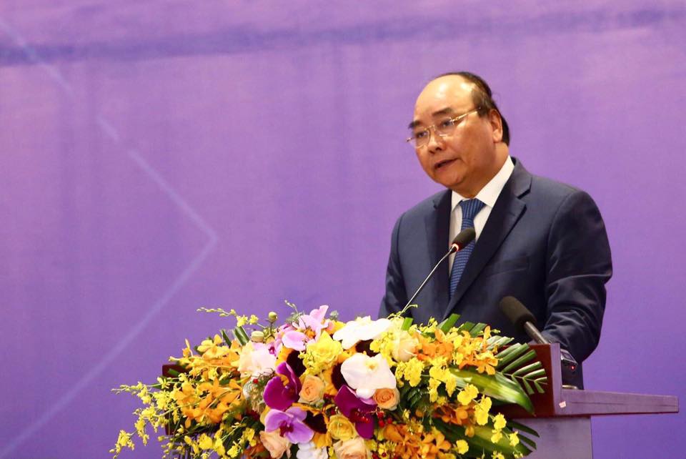 Thủ tướng Nguyễn Xuân Phúc phát biểu tại Diễn đàn VRDF 2019 | Ảnh: BTC