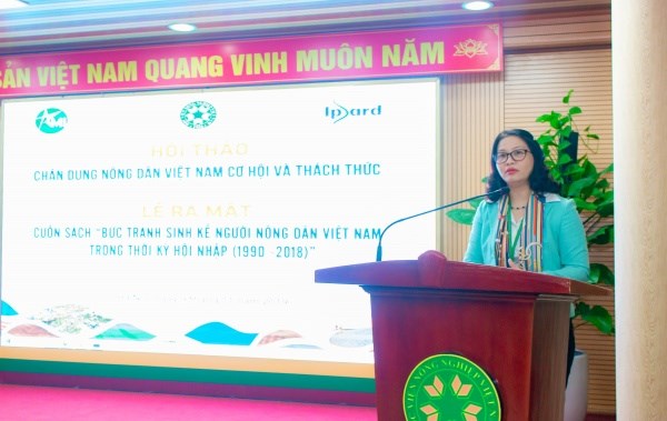 GS.TS. Nguyễn Thị Lan – Giám đốc Học viện Nông nghiệp Việt Nam phát biểu khai mạc hội thảo