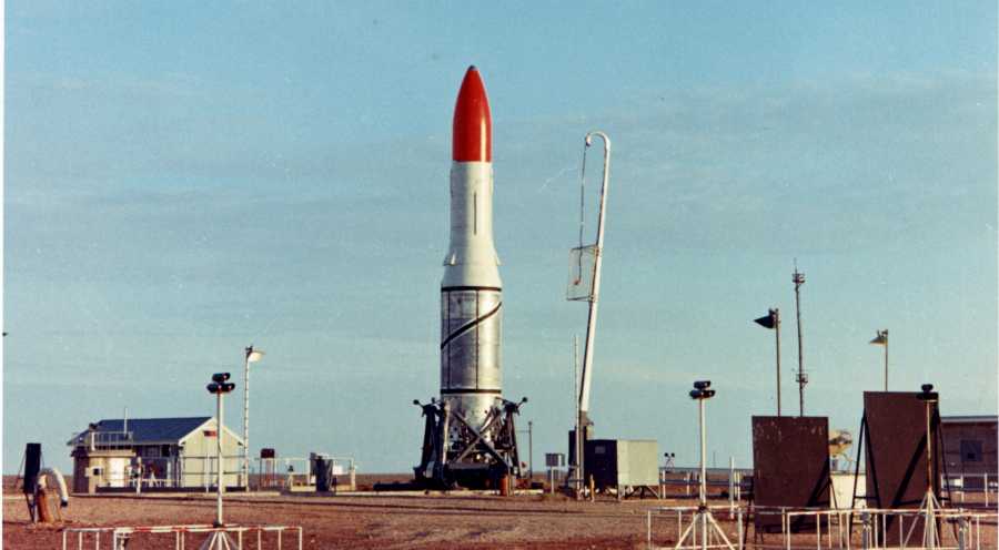 Hình chụp tên lửa Black Arrow của Anh. Ảnh: Wikimedia