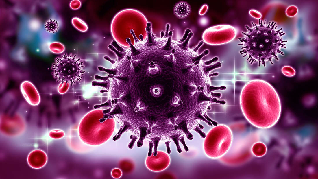 Virus HIV. Ảnh: Shutterstock.