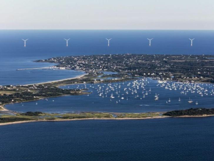 Trang trại gió ngoài khơi đầu tiên của Mỹ - Ảnh: University of Rhode Island