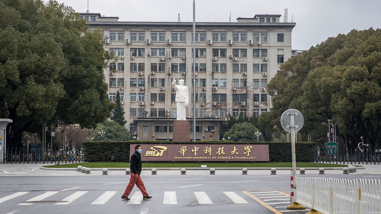 Đại học Khoa học và Kỹ thuật Hoa Trung tại Vũ Hán - một trong số hàng trăm trường đại học khắp Trung Quốc phải đóng cửa vì dịch Covid-19. Nguồn: Science.
