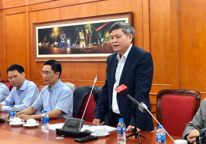 Thứ trưởng Bộ KH&CN Phạm Công Tạc phát biểu tại cuộc họp lấy ý kiến các nhà khoa học lần thứ hai của Bộ KH&CN diễn ra ngày 17/3/2020. Ảnh: KH&PT