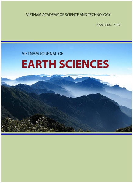 Ảnh bìa tạp chí Vietnam Journal of Earth Sciences.