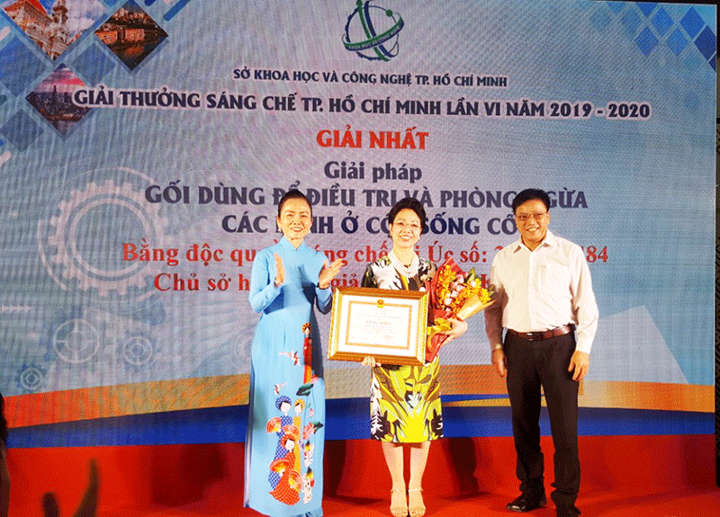Giải Nhất thuộc về sáng chế của BS Phạm Thị Kim Loan
