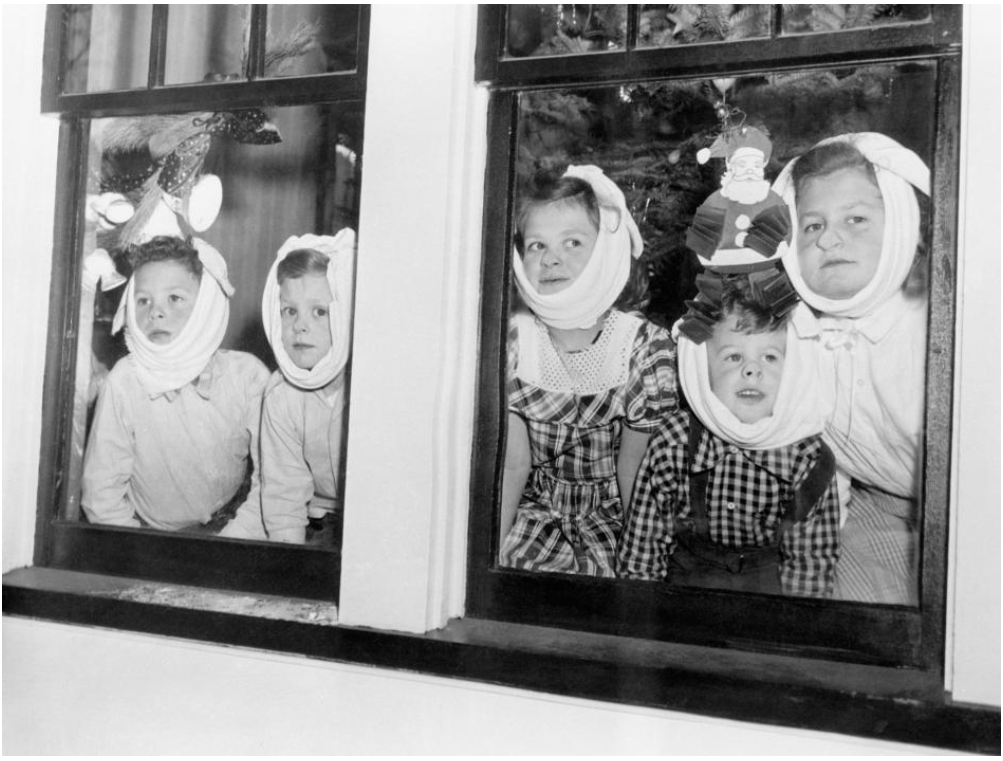 Năm anh chị em nhà này đều mắc quai bị ở Rochester, New York năm 1948. Năm 1964, trước khi Hilleman thực hiện vaccine phòng bệnh quai bị, ước tính có khoảng 210.000 trường hợp mắc bệnh này ở Hoa Kỳ.