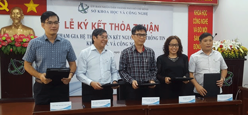 Sở KH&CN TPHCM ký kết với 4 đơn vị tham gia Hệ thống 