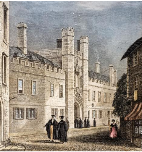 Christ’s College, University of Cambridge, nơi Darwin nghiên cứu từ 1828 đến 1831.