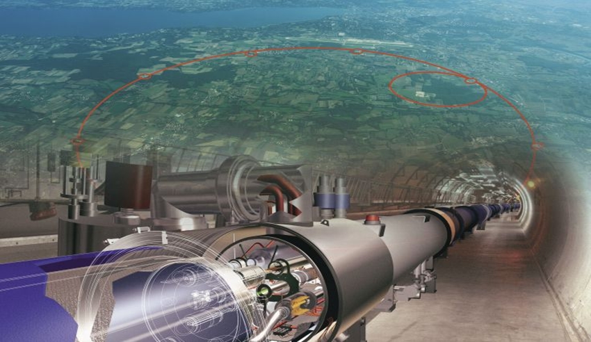 Máy gia tốc Vòng tròn Tương lai (FCC) nằm ngay bên cạnh LHC. Ảnh: CERN