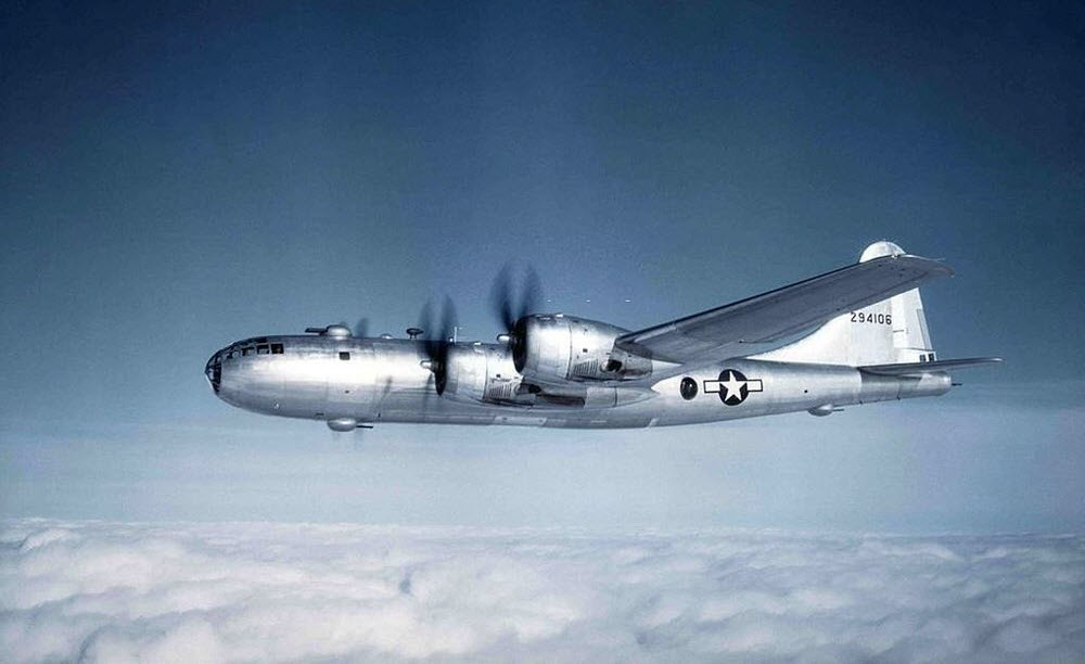 Siêu pháo đài bay B-29 của Không lực Hoa Kỳ. Ảnh: Flickr.