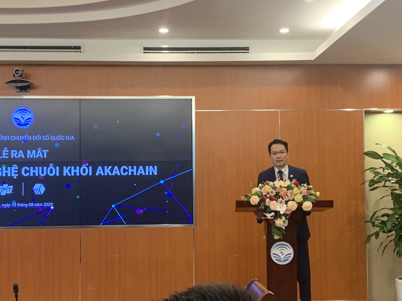 Ông Trần Đăng Hòa - Giám đốc điều hành của Công ty cổ phần FPT, đơn vị triển khai xây dựng akaChain. Ảnh: BN