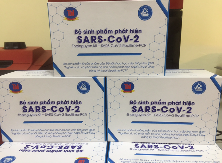 Bộ sinh phẩm xét nghiệm virus SARS-CoV-2. 