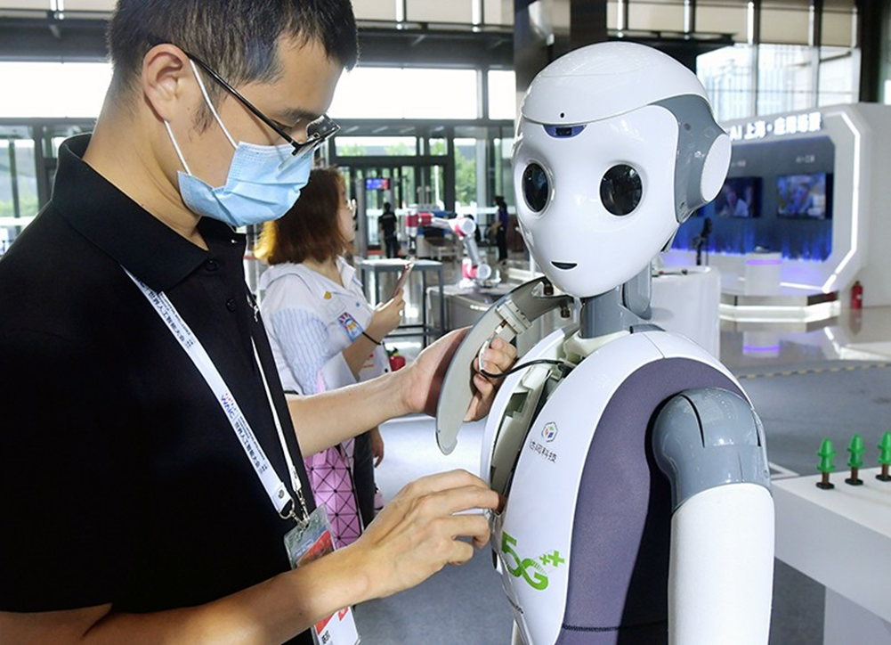 Trí tuệ nhân tạo cho robot là một trong ba lĩnh vực trọng tâm mà Quỹ Khoa học Quốc gia Hoa Kỳ sẽ ưu tiên tài trợ cho học viên sau đại học. Ảnh: Yang Jianzheng/ Getty image
