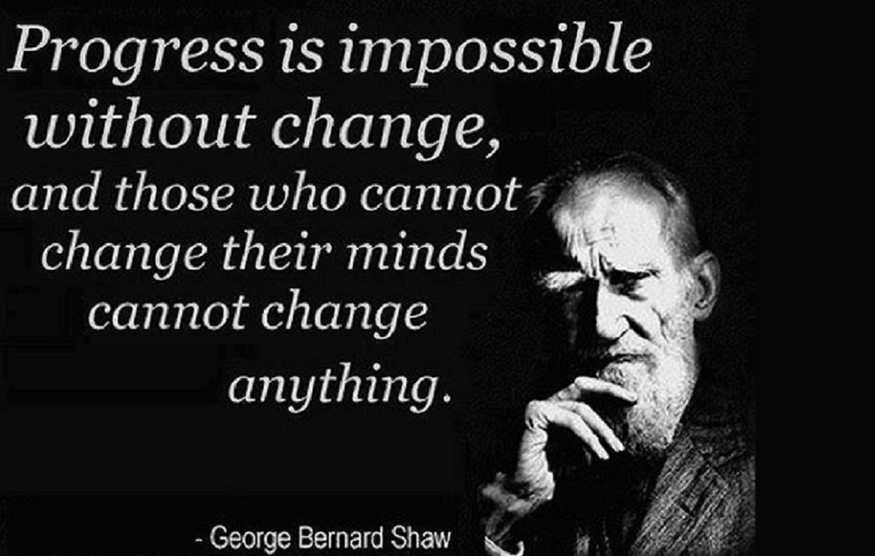 George Bernard Shaw từng nhận định: “Không có thay đổi, sẽ không có tiến bộ, và những ai không chịu thay đổi tư duy sẽ không thể thay đổi bất cứ thứ gì.” Ảnh: Wikimedia