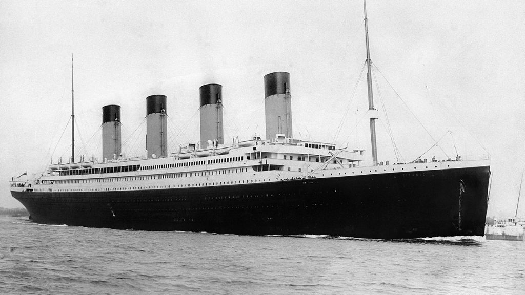 Tàu RMS Titanic khởi hành từ Southampton vào ngày 10/ 4/1912. Ảnh: Space