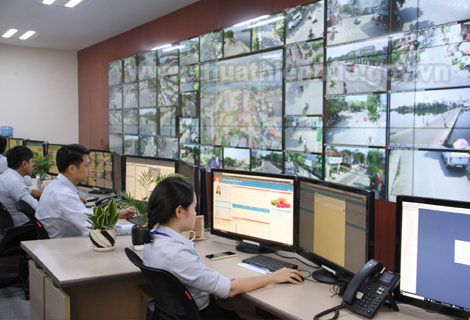 Trung tâm giám sát điều hành đô thị thông minh của Thừa Thiên Huế. Ảnh: thuathienhue.gov.vn