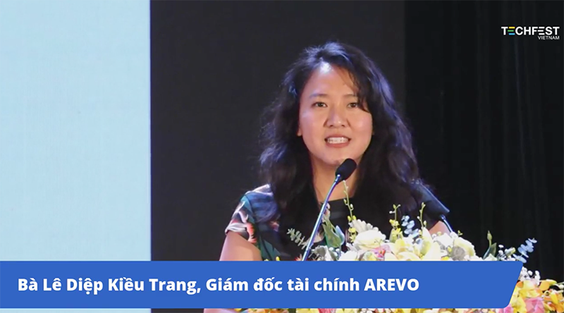 Bà Lê Diệp Kiều Trang - Giám đốc tài chính của AREVO