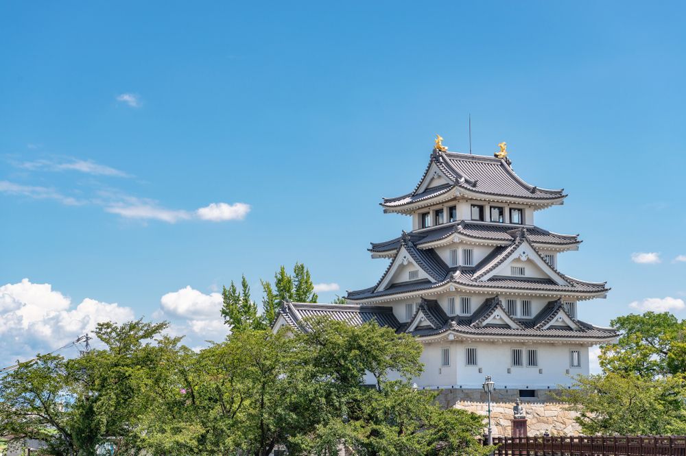 Lâu đài Sunomata ở Ōgaki. Ảnh: mTaira/Shutterstock.com.