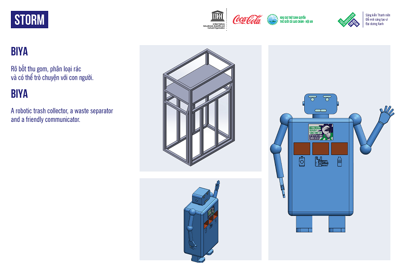 Đại sứ môi trường Robot Biya có khả năng trò chuyện với con người | Nguồn: UNESCO