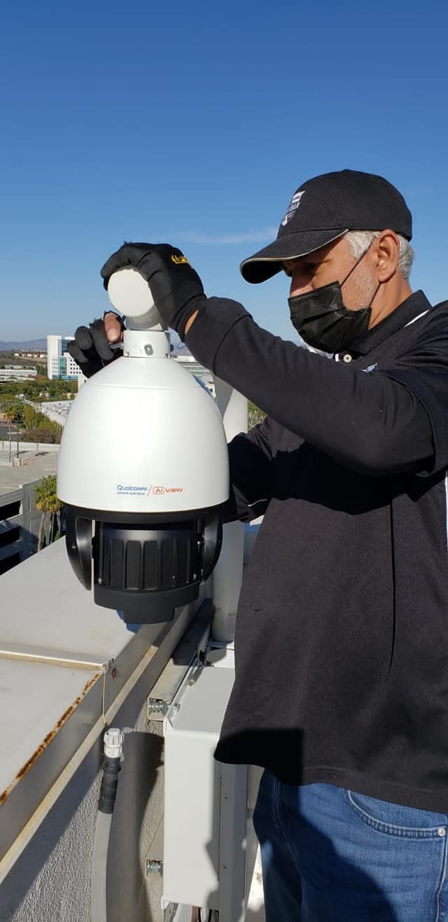 Camera an ninh AI View của Bkav đã được triển khai lắp đặt tại Tập đoàn Qualcomm (San Diego, California). Nguồn: BKAV