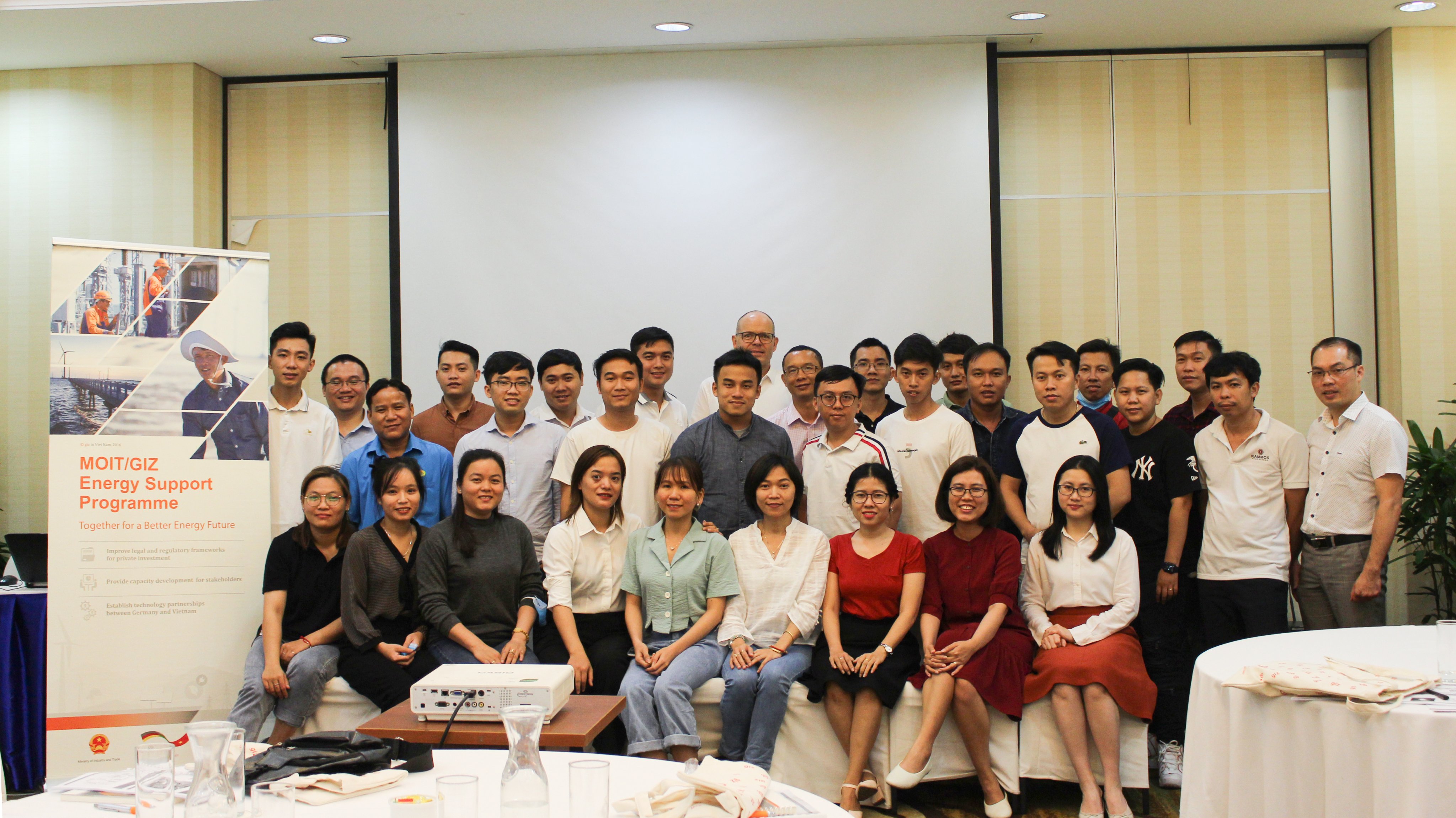 Các học viên tham gia khóa tập huấn về hiệu quả năng lượng tại TPHCM Nguồn: GIZ Việt Nam