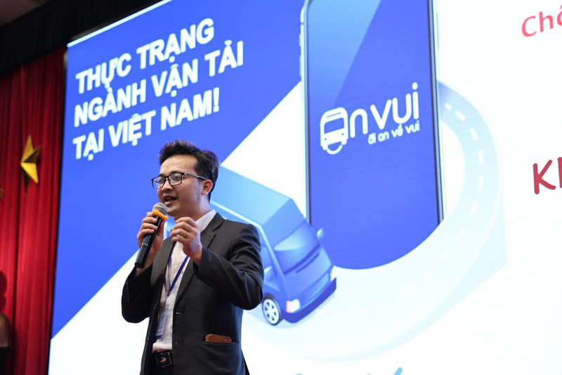 CEO An Vui Phan Bá Mạnh giới thiệu về sản phẩm. Nguồn: BTC