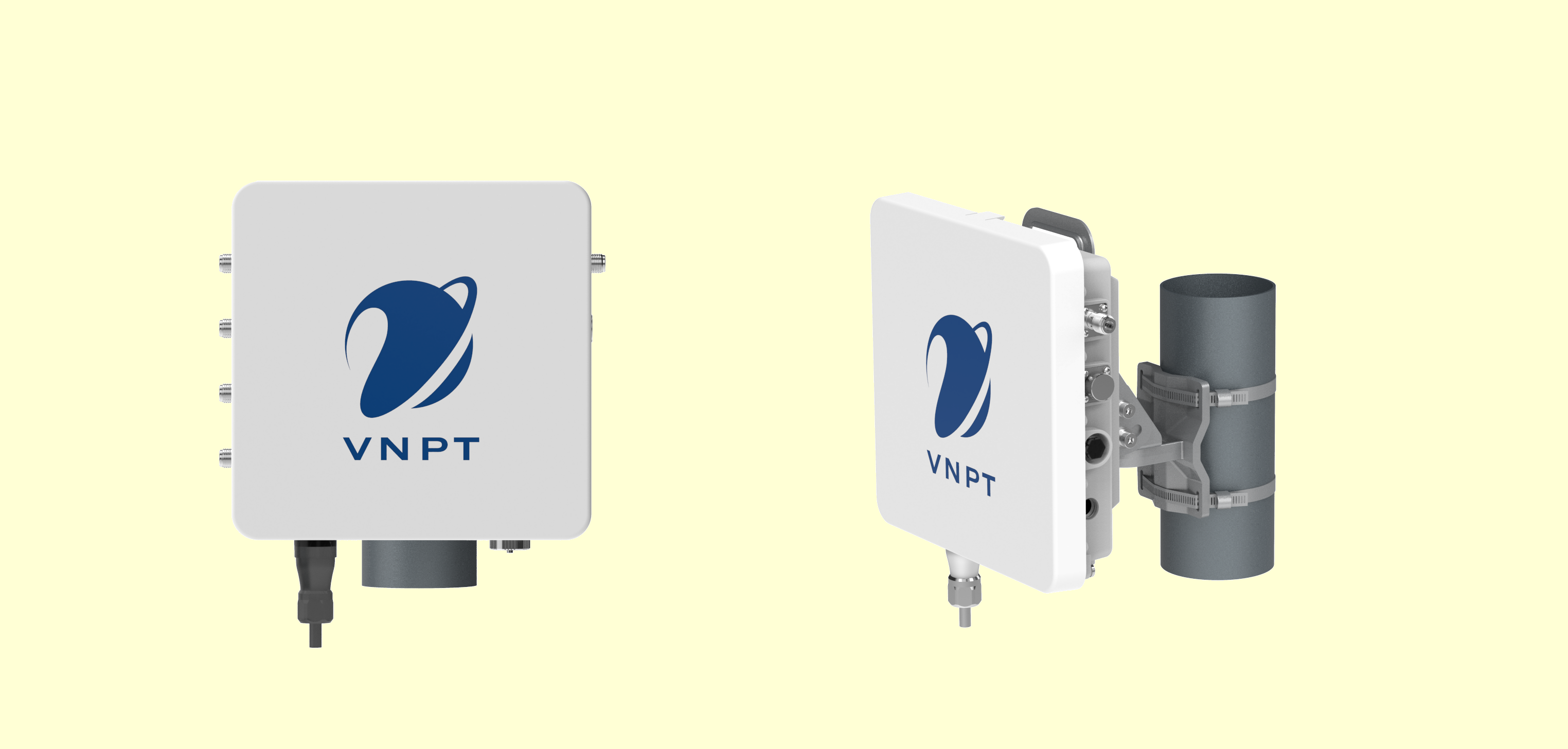 Mẫu thiết bị trạm gốc đa công nghệ | Ảnh: VNPT Technology