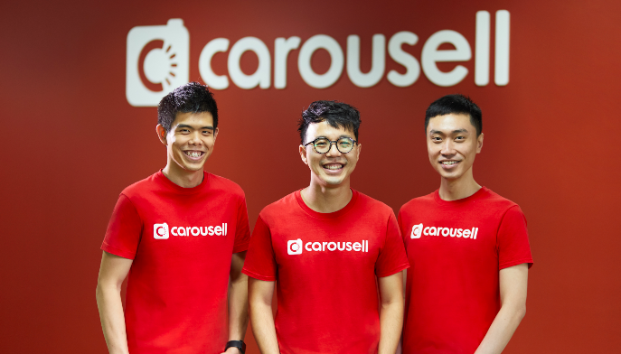 Đội ngũ nhà sáng lập của Carousell. Nguồn: carousell