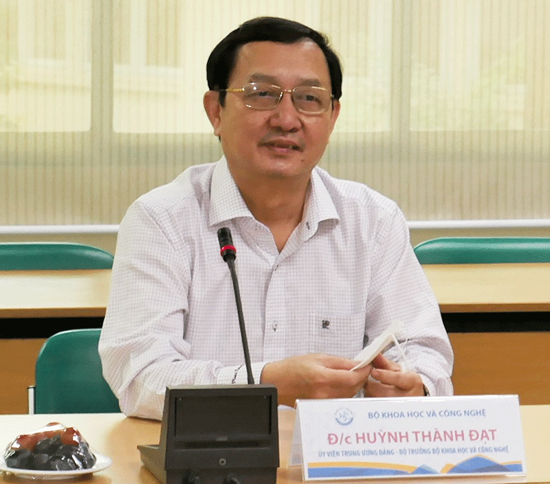 Bộ trưởng Bộ KH&CN Huỳnh Thành Đạt
