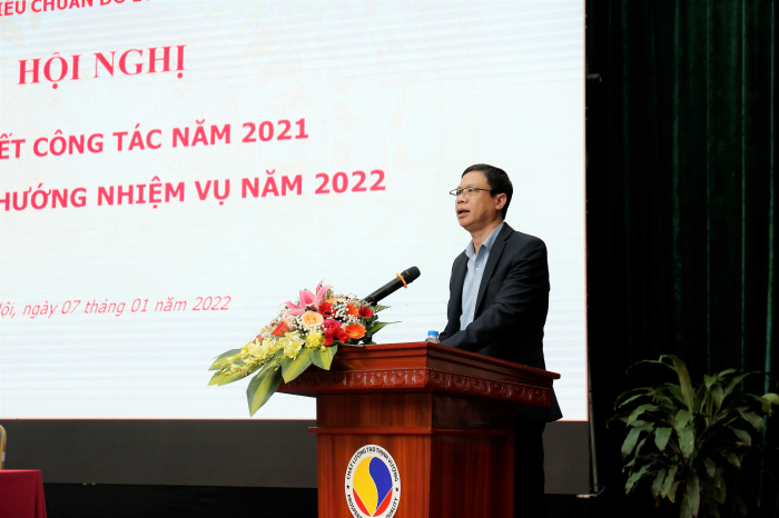 Thứ trưởng Bộ KH&CN Lê Xuân Định tại hội nghị. Ảnh: MH