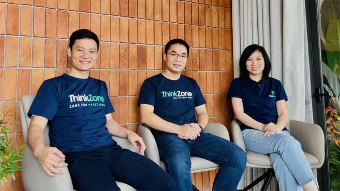 Đội ngũ sáng lập của ThinkZone. Nguồn: TZ