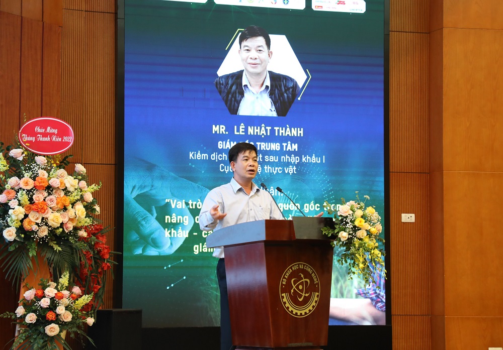 Ông Lê Nhật Thành bàn về các yêu cầu kỹ thuật mà những thị trường đối tác đòi hỏi với nông sản Việt | Ảnh: Xuân Bình