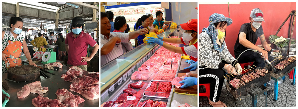 Nguy cơ nhiễm khuẩn Salmonella cao ở khu vực bán lẻ, bao gồm chợ truyền thống, bán lẻ hiện đại và quán ăn đường phố | Ảnh: ST