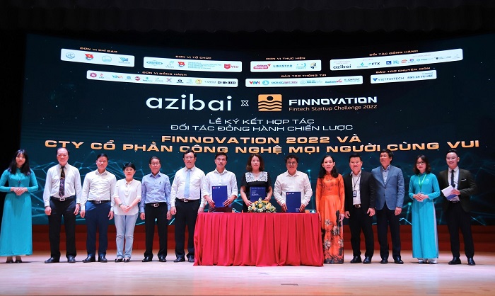 Ký kết hợp tác giữa Finnovation và Azibai | Ảnh: BTC