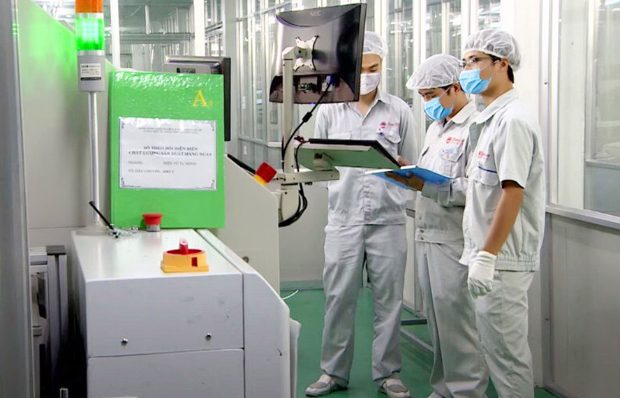 Khu sản xuất thuốc theo dây chuyền công nghệ hiện đại tại Công ty cổ phần Dược phẩm CPC1 Hà Nội. Nguồn: Hà Nội mới