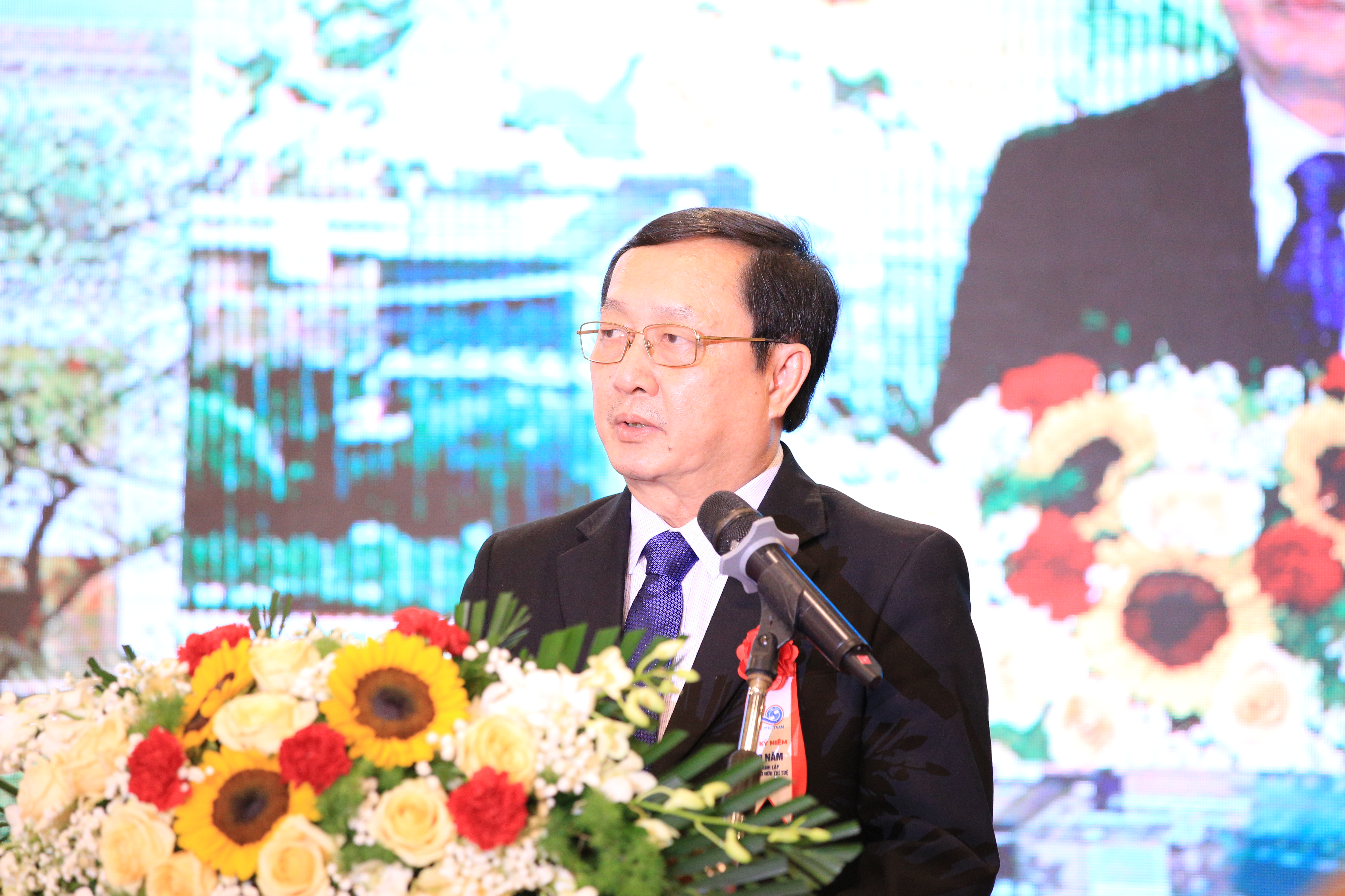 Bộ trưởng Bộ KH&CN Huỳnh Thành Đạt phát biểu trong buổi lễ. Ảnh: TA