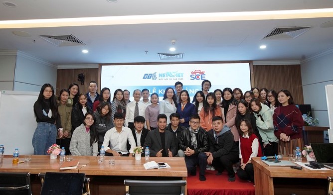 Các học viên tham gia khóa đào tạo chuyển đổi số doanh nghiệp tại Hà Nội ngày 2/12/2022 | Ảnh: Hải Phong