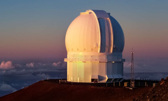 Đài quan sát Mauna Loa, Hawaii, nơi tiến hành các phép đo nồng độ CO2 trong khí quyển từ năm 1958. Ảnh: Chris Finch Photography