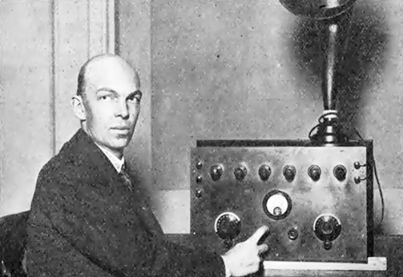 Edwin Howard Armstrong (1890 –1954). Ảnh: Radio Hall Of Fame.