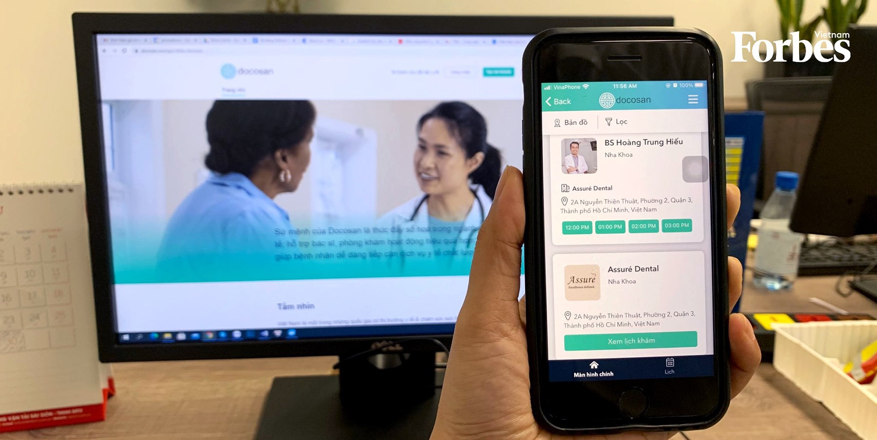 Startuo Docosan cung cấp dịch vụ tham vấn sức khỏe từ xa miễn phí.