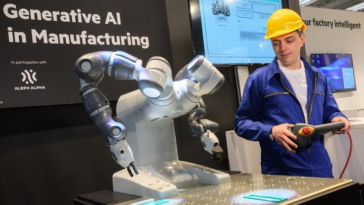 Các ngành sản xuất Đức mong đợi AI có thể đem lại cho họ sức cạnh tranh trước các đối thủ lớn trên thị trường toàn cầu. Ảnh: foxnews