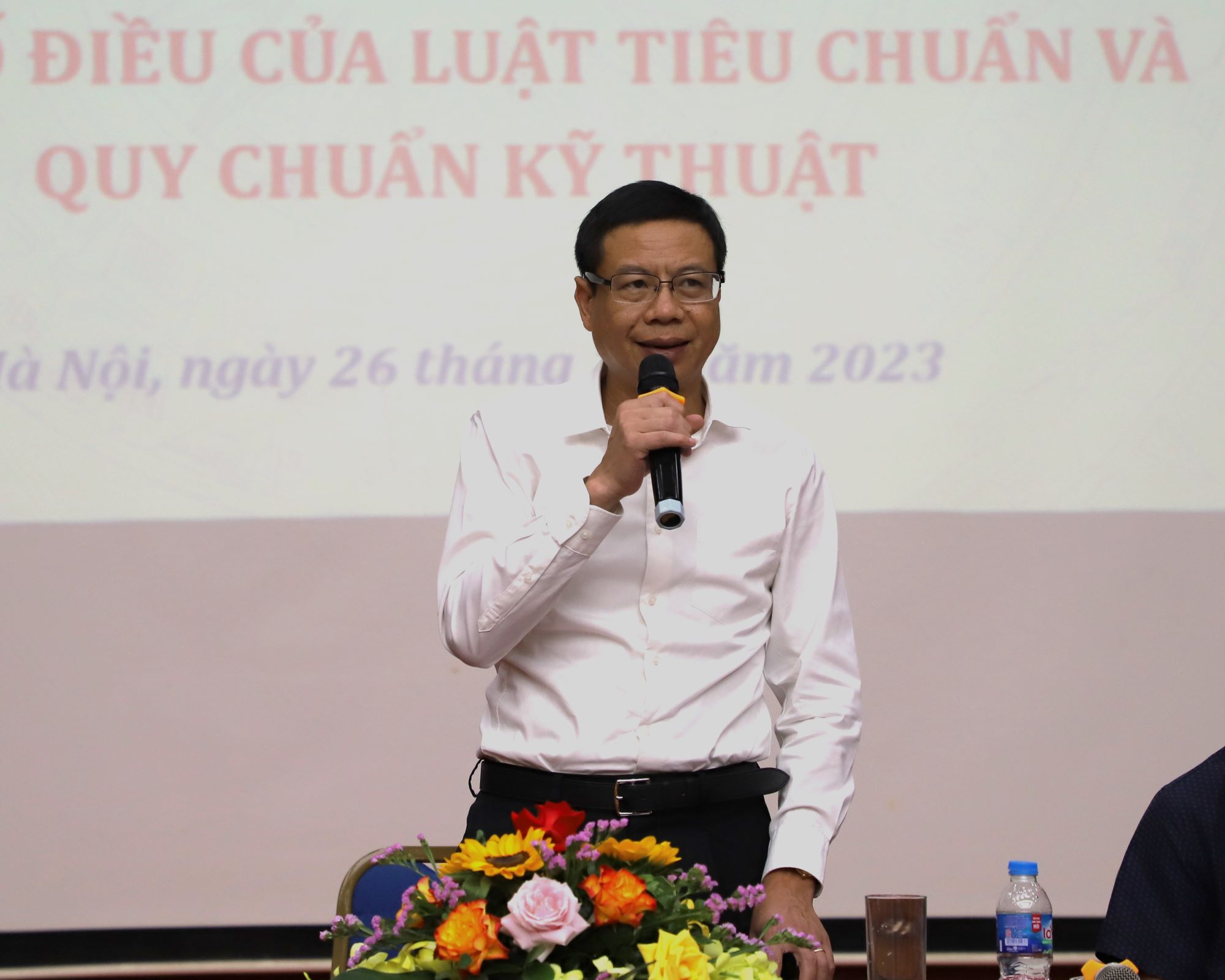 Thứ trưởng Bộ KH&CN Lê Xuân Định phát biểu trong hội thảo. Nguồn: vietq.vn
