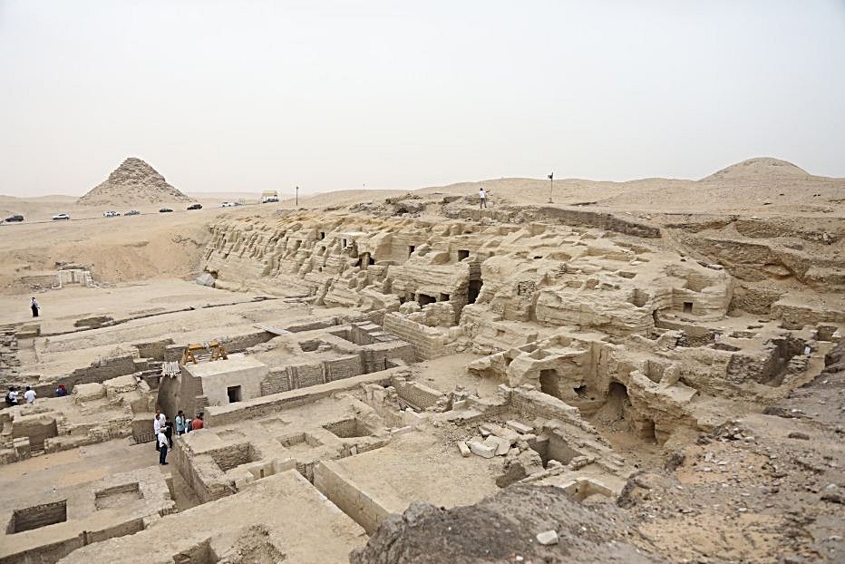Xưởng ướp xác của người Ai Cập cổ đại tại Saqqara. Ảnh:Fareed Kotb