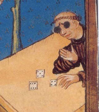 Tu sĩ cờ bạc, Đức, thế kỷ 14. Nguồn: tài khoản WeirdMedieval trên X