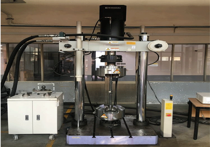 Máy thử mỏi SHIMADZU EHF-UV300KN-110L (300 kN): Thử mỏi 2 000 000 chu kỳ (Mối nối bằng ống ren)