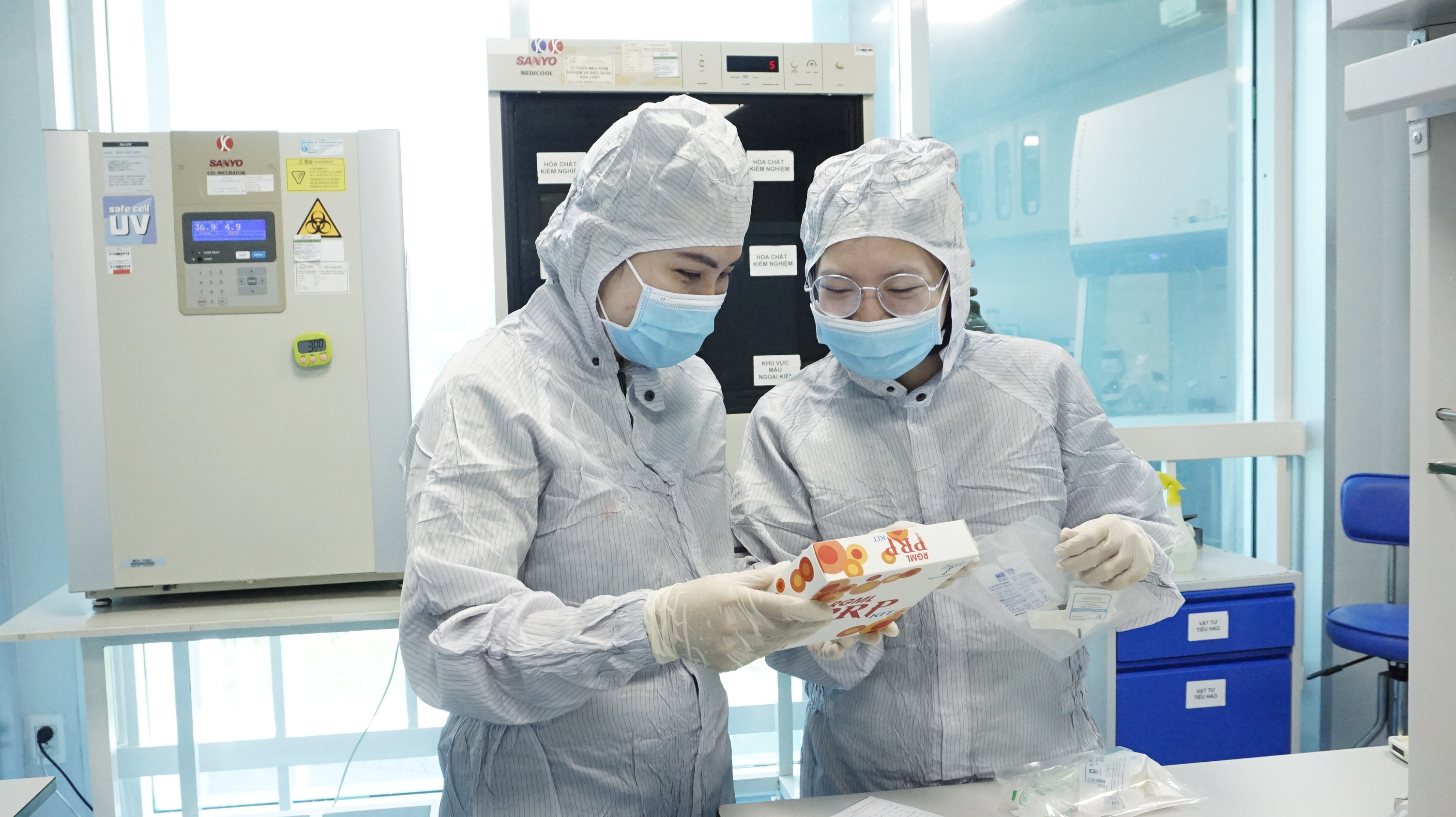 Viện Nghiên cứu Tế bào gốc, một trong những nơi làm ra nhiều sản phẩm chất lượng cao.